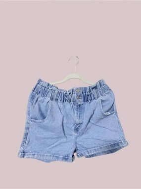 GOGO Light Blue High Waist Denim Shorts